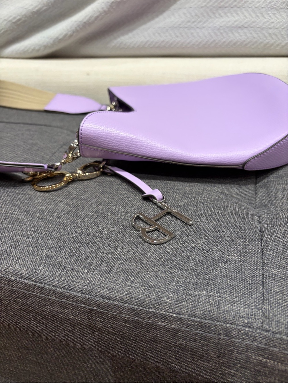 Henri Bendel High Line Pebbled Leather Hobo Crossbody - Picture 7 of 10
